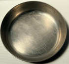 Vintage Heavy Stainless Steel 9 25     Round Baking Utility Pan Copper Bottom