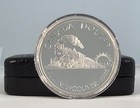 Canada 1886-1986 Silver Dollar  1 Vancouver Train Proof Coin 