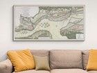 1759 Military Map Of Battle Of Plains Of Abraham     French   Indian War Quebec