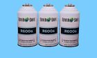 Enviro-safe R600a Refrigerant   Inverted Piercing   6 Oz   3 Cans   Brass Gauge