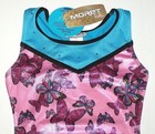 Moret Butterfly Leotard Bodysuit Tank Hologram Mystique Pink New Girl Child