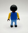 Playmobil Victorian School Figure Boy  African American  Blue yellow Outfit 5314