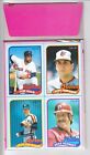 1989 Opc Baseball Set Of 4 Unused  Boxes  W  Cards  Ripken  Ryan  Schmidt  Brett