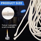 32 8 Feet 10m Round Oil Lamp Wicks Cotton Candle Wicks  1 8  Floating Wicks F   