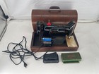 Vintage Singer 99 Sewing Machine W  Case  Accessories   Foot Pedal 1949