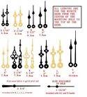 Quartex Quartz Clock Movement Mechanism Kit  Choose Your Hands  Clock Parts
