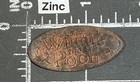 Disneyland Winnie The Pooh Rabbit Elongated Pressed Smashed Souvenir Coin Penny
