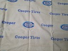Vintage Cooper Tires Advertising Banner Sign Rare