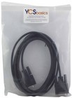 Ycs Basics Black Db9 9 Pin Serial   Rs232 Male female Extension Cable  10 Ft 