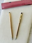 Vintage Lot Of 2 Cross Classic  Century 10kt Gold Filled Pens- Men   s ladies Set