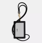 Coach Crossgrain Leather Lanyard Id Badge Card Case Holder  57311  68
