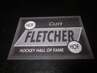 Cliff Fletcher Signed Autographed Hockey Hall Of Fame Card-hof