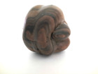 Vintage Carved Wood Weeping Buddha Yogi Monk 2  Carrying Grief   World Troubles