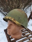 Original Military Helmet Ssh 40 Steel Ww2 Soviet Army Rkka Wwii Russian Number