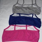 Fruit Of The Loom Girls Bra 3 Pack Cotton Spaghetti Strap Style 94021a Size 38