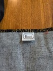 Vintage Harrods Lot  Oil Cloth Apron  4 Plastic Shopping Bags    1983 Receipt