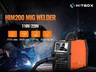 Hitbox 4 In 1 Gasless Mig Welder Stick Lift Tig Welding Machine W 10ft Spool Gun