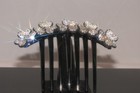 1 New Gorgeous Hair Comb With Shinny Crystals Hair Jewelry Accessories Us Seller