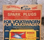  nos  Bosch Volkswagen Spark Plugs W145t1 C145 On Display Card  4 Boxes  1960 