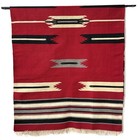 Vintage Chimayo Blanket Rug   Pre-chimayo C  1890-1910s   72 X 39   Antique