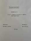 1942 Casablanca By Julius   Philip Epstein   Howard Koch Script Screenplay