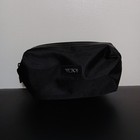 Tumi For Delta Small Travel Bag Case Black Pouch Toiletry Amenity