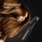 White Wireless Hair Straightener Curler Cordless Flat Iron Usb Rechargeable