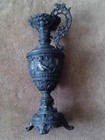 Antique vintage Victorian Era Handcrafted Ewer urn With Lots Of Ornaments