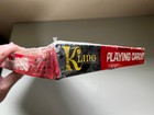 Vintage Kling Windproof Magnetic Playing Cards And Steel Board Set Model 55 Usa