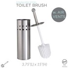 Stainless Steel Toilet Brush With Air Vents