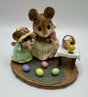 Wee Forest Folk M-330b Easter Surprise 2005 Spring Mice   Chick W  Box Ap Sculpt