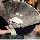 Polo Ralph Lauren Grey Wool Iconic Hat With Embroidery And Leather Strap  Nwt