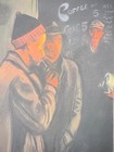Raphael Soyer Drawing  handmade  Antique Paper  Signed And Sealed