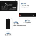 Ride On Replacement 6v 7ah Battery For Kids Ride On Power Car Wheels