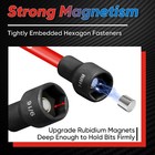 Shall 16pcs Magnetic Nut Driver Set - 6  Long Nut Driver Set For Impact Drill