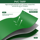 8x10  22mil Heavy Duty Pvc Coating Tarp Tarpaulin Uv Resistant Waterproof Canopy