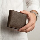 Men   s Leather Bifold Wallet     Rfid-blocking Slim Card Holder 
