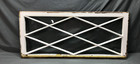 Antique Single Vtg 12 Lite Large Diamond Glass Window Transom 19x44 Old 1407-25b