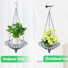 Metal Hanging Planters vintage Hanging Baskets For Plants Outdoor garden  Pat   