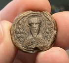 Rare 11th-12th C  Byzantine Lead Seal Of Constantine   Saint Jacob  Ex-cng 
