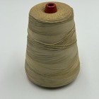 Vintage Lot Of Three Thread Cones Spools Tan Brown And Black Primitive Decor