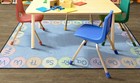 Smiley Abcs Pastel Classroom Educational Area Rug For Kids And Teachers  Dura   