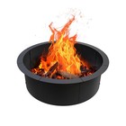 Liner 35 4 Inch Fire Pit Ring Wood Burning Outdoor Fire Pit Round Metal Fire Pit
