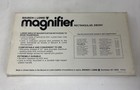 Vintage Bausch   Lomb Magnifying Glass Rectangular Magnifier 81-33-76