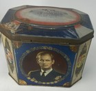 1953 Queen Elizabeth Ii Prince Philip Coronation Souvenir Tin J  Lyons   Co 