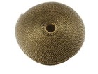 2  50ft Titanium Basalt Manifold Header Exhaust Pipe Heat Wrap  6 Ties Kit