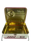 1950s Style Retro Radio Tin Lunch Box The Silver Crane Co  Red Vintage