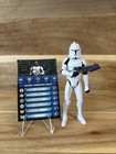 Star Wars Clone Trooper  Gus W  Helmet  Blaster  Character Card