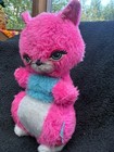 1960s Regal Toy Pink Cat Plush Big Eyes Retro Stuffed Animal Canada