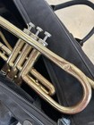 Vintage Dented Trumpet Made In China Vtg Rare With Case No Mouthpiece